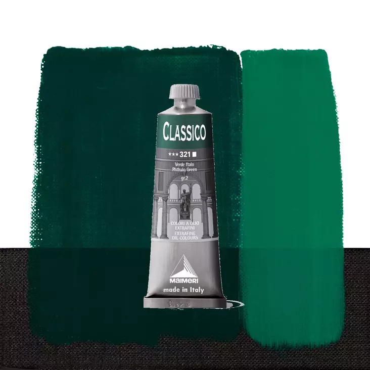 Maimeri Classico 321 Phthalo Green 60ml - Maimeri Classico 60ml - 0306321 - 1
