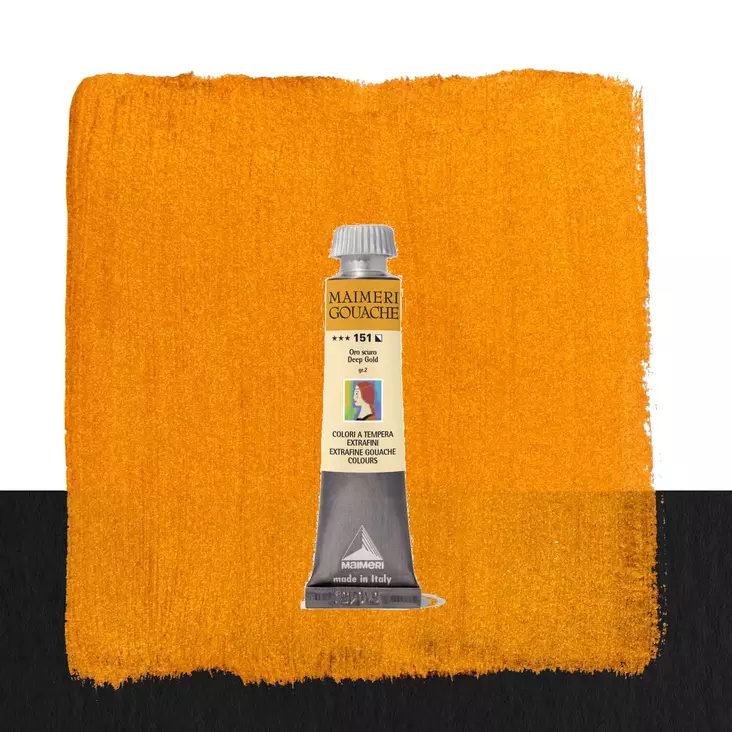 Maimeri Guassi 151 Deep Gold 20ml - Guassi ja peitevärit - 2002151 - 1