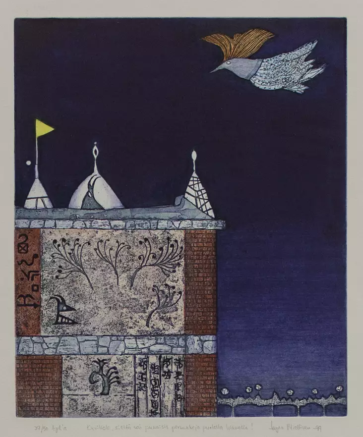 Miettinen Tapio: Kuvittele, sieltä sai punaisia peruukkeja puolella hinnalla! - Keskisuuret vedokset - t7331 - 1