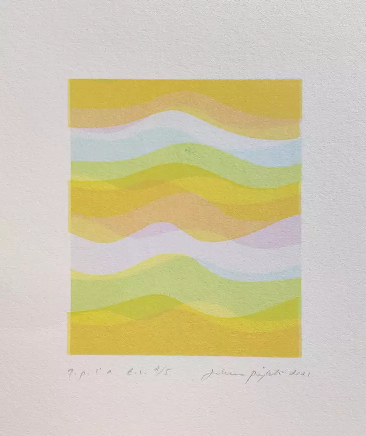 Pöykkö Johanna: Sarjasta "Postikortteja kesästä" - Pienet vedokset - T11301 - 1