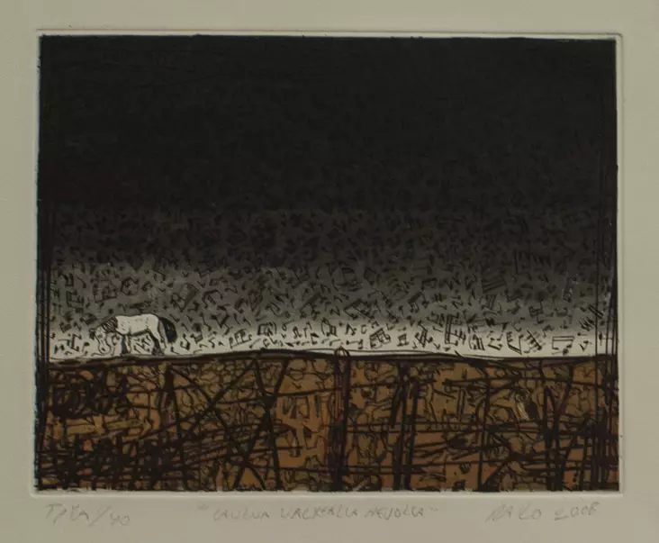 Railo Esko: Laulua valkealla hevolla - Pienet vedokset - t6121 - 1