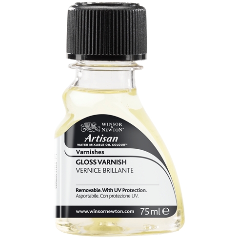W&N Artisan Vernissa kiiltävä (Gloss Varnish) 75ml - Vesiliukoisten öljyvärien maalausaineet - 3321721 - 1