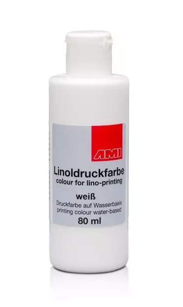 AMI Linoväri 80ml Valkoinen - AMI Linovärit - 501102 - 1