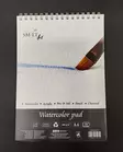 SMLT Art akvarellilehtiö A4 260g puolikarkea (20) kierre - Akvarellilehtiöt - 4593102 - 1
