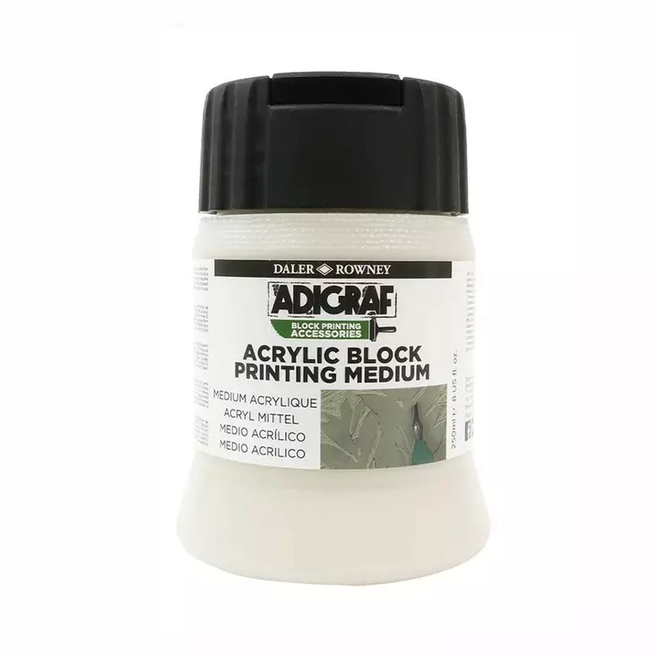 Adigraf Block Printing Medium 250 ml Acrylic - Grafiikan värit - 6126852 - 1