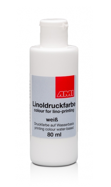 AMI Linoväri 80ml Valkoinen - AMI Linovärit - 501102 - 1