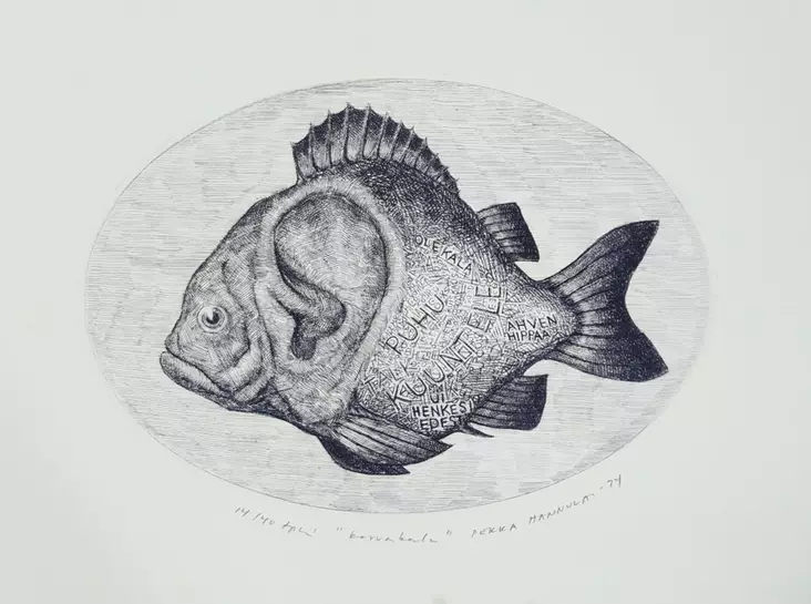 Hannula Pekka: Korvakala - Pienet vedokset - t9952 - 1