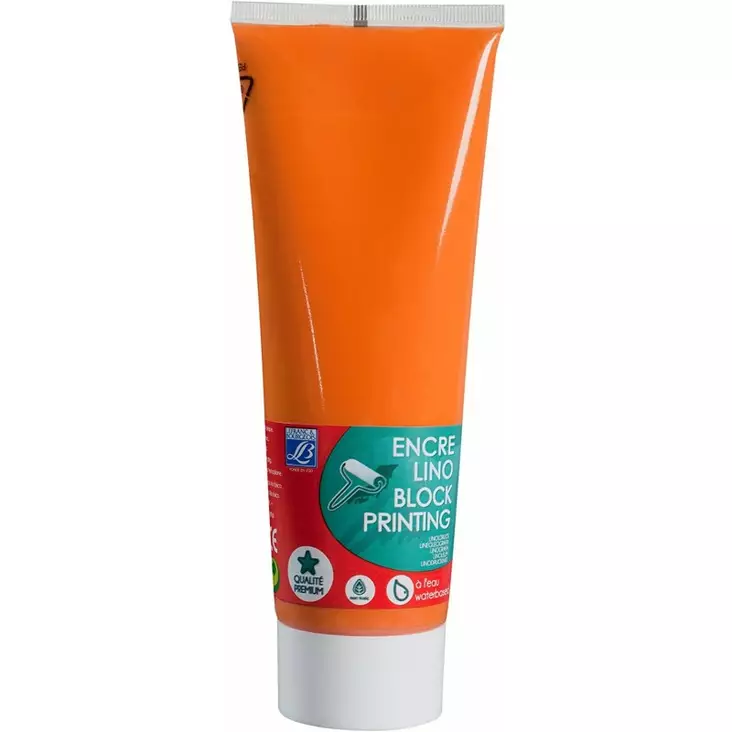 L&B Linoväri 219 Orange 250ml - Grafiikan värit - 545462 - 2