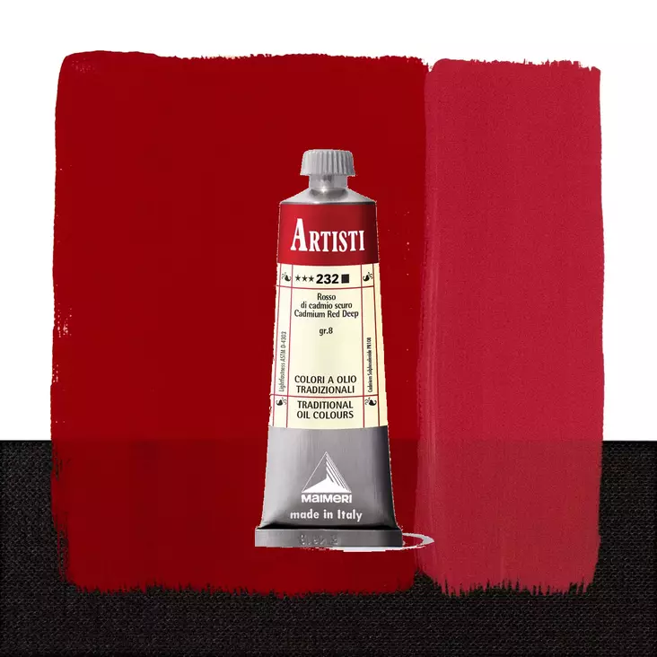 Maimeri Artisti 232 Cadmium Red Deep 60ml - Maimeri Artisti 60ml ja 200ml - 0106232 - 1
