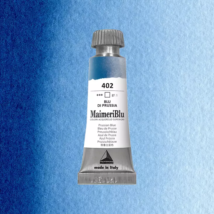 Maimeri Blu Akvarellituubi 402 Prussian Blue 12ml - Maimeri Blu - 1609402 - 1