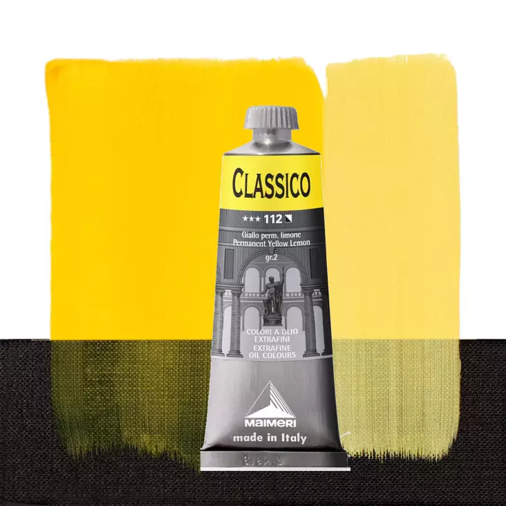 Maimeri Classico 112 Permanent Yellow Lemon 60ml - Öljyvärit - 0306112 - 1