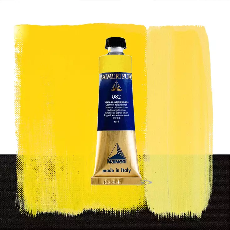 Maimeri Puro 082 Cadmium Yellow Lemon 40ml - Maimeri Puro 40ml - 0012082 - 1