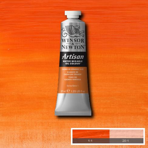 W&N Artisan 090 Cadmium Orange Hue 37ml - Vesiliukoiset öljyvärit - 514002 - 1