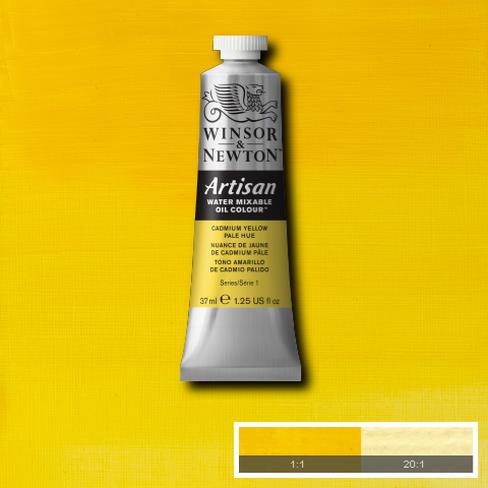 W&N Artisan 119 Cadmium Yellow Pale Hue 37ml - Vesiliukoiset öljyvärit - 514012 - 1