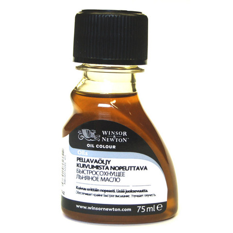 W&N Kuivumista nopeuttava pellavaöljy 75 ml - Maalausaineet - 3321742 - 1