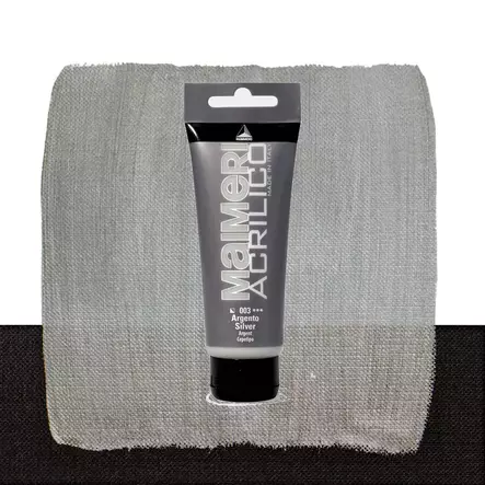 Maimeri Acrilico 003 Silver 200ml - Maimeri Acrilico 200ml - 0924003 - 1