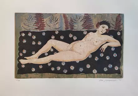 Neuvonen Kirsi: Neito päivänkakkarapeitolla - Keskisuuret vedokset - T6253 - 1