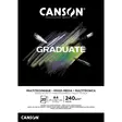 Canson Graduate Mixed Media Black - Monitekniikka-lehtiöt - 50060433 - 1