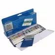 WN Cotman Blue Metal Box 12 × 1/2 nappi, 12 x tyhjä (3ml) - Winsor & Newton akvarellinapit - 0390453 - 1