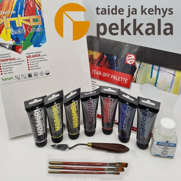 Akryyliväri setti - Paketit by Pekkala - set3 - 1