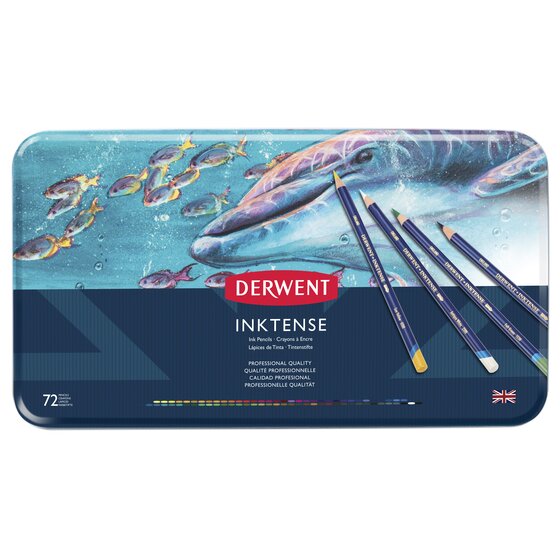 Derwent Inktense 72 mustevärikynälajitelma - Derwent Inktense värikynät - 2301843 - 1