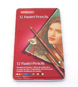 Derwent Pastel Pencils 12 kpl - Pastellikynät - 541473 - 1