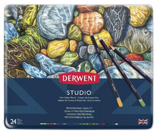 Derwent Studio 24 Värikynälajitelma - Värikynäsetit - 541373 - 1