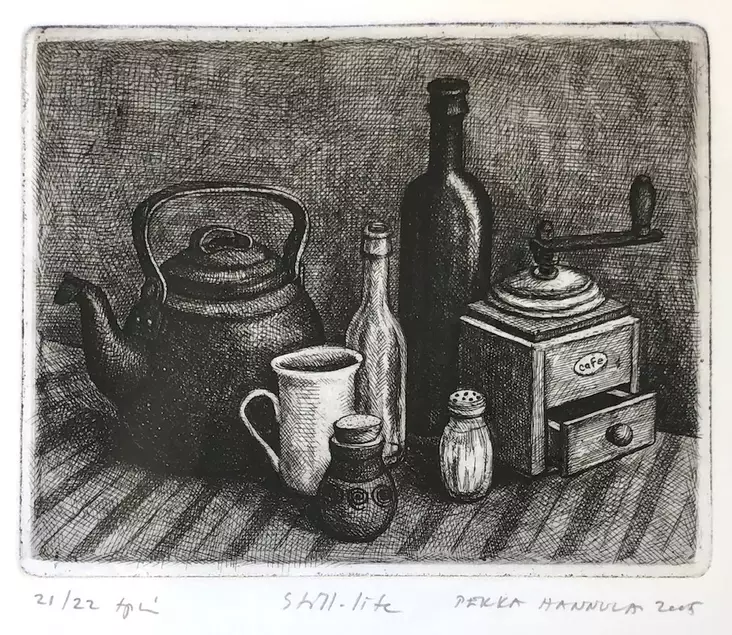 Hannula Pekka: Still-life - Pienet vedokset - t9943 - 1