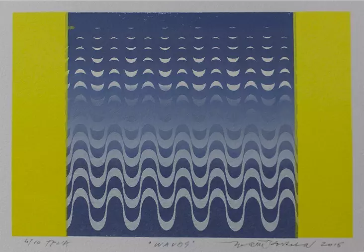 Koskela Matti: Waves keltainen - Pienet vedokset - t9513 - 1