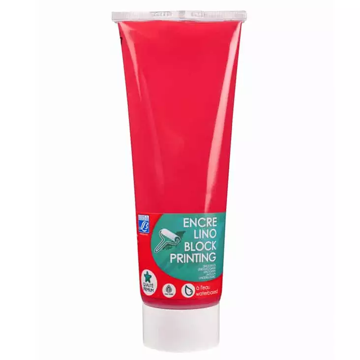 L&B Linoväri 220 Vermilion 250ml - Grafiikan värit - 545463 - 1