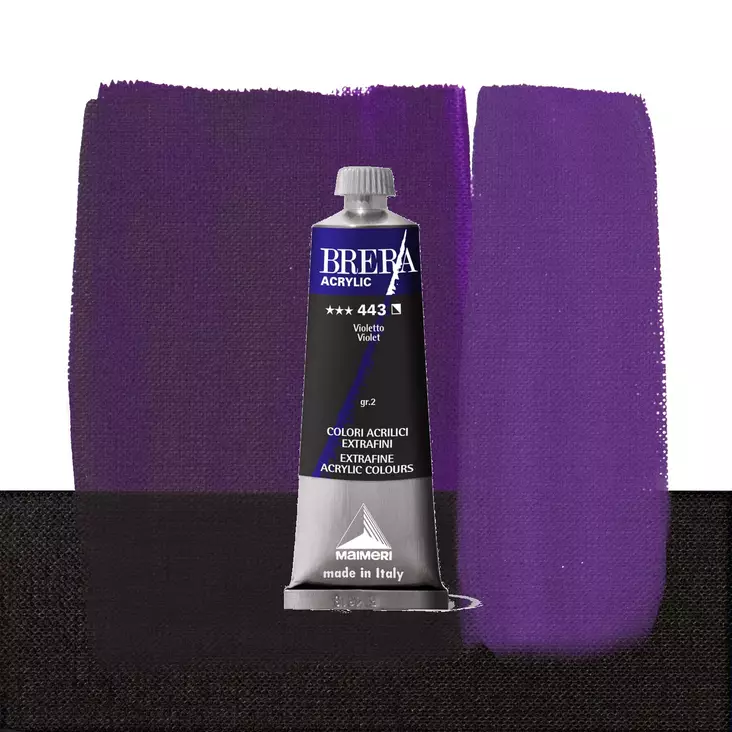 Maimeri Brera 443 Violet 60ml - Maimeri Brera 60ml ja 200ml - 0806443 - 1