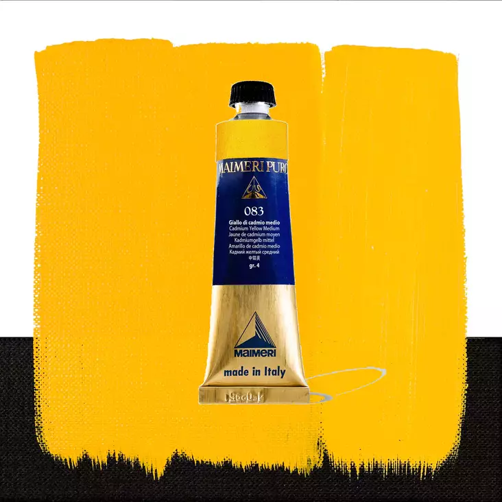 Maimeri Puro 083 Cadmium Yellow Medium 40ml - Maimeri Puro 40ml - 0012083 - 1