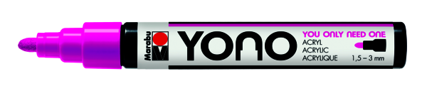 Marabu YONO Marker 1,5-3mm 334 neon-pink - Akryylitussit - 51848253 - 1