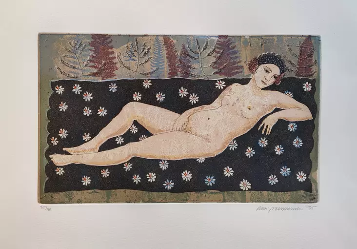 Neuvonen Kirsi: Neito päivänkakkarapeitolla - Keskisuuret vedokset - T6253 - 1