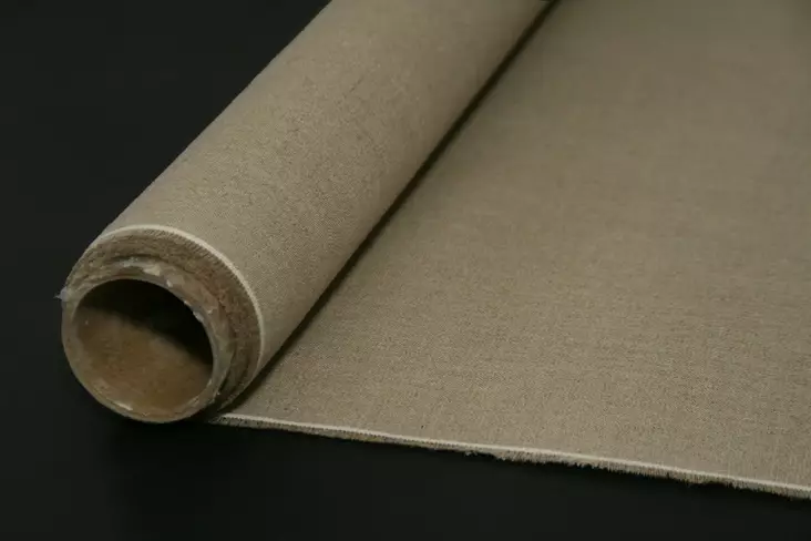 Raakapellava sileä 142cm leveä - Maalauskankaat omalla mitalla - 006200023 - 1