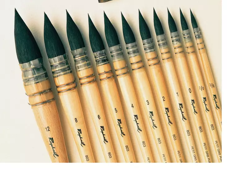 Raphael 803 akvarellisivellin, oravan karva (valitse koko) - Akvarellisiveltimet - 11843 - 1