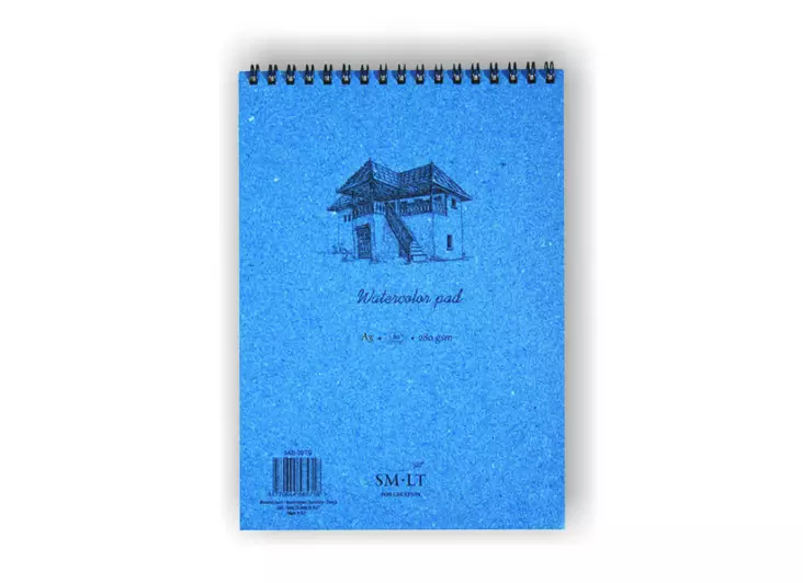 SMLT Akvarellikierrelehtiö A3 (30) 280g, kannet - Akvarellilehtiöt - 4586333 - 1