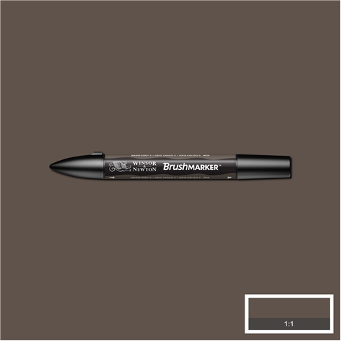 W&N Brushmarker Warm Grey 5 - Brushmarker tussit - 5043073 - 1