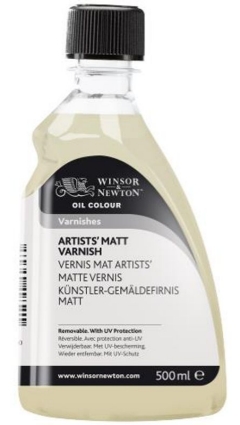 W&N Loppuvernissa matta 500ml - Maalausaineet öljyväreille - 3149733 - 1