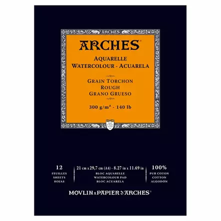 Arches karkea A4 (12) 300g - Akvarellilehtiöt - 7951014 - 1