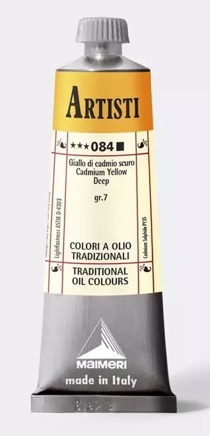 Maimeri Artisti 084 Cadmium Yellow Deep 60ml - Maimeri Artisti 60ml ja 200ml - 0106084 - 2