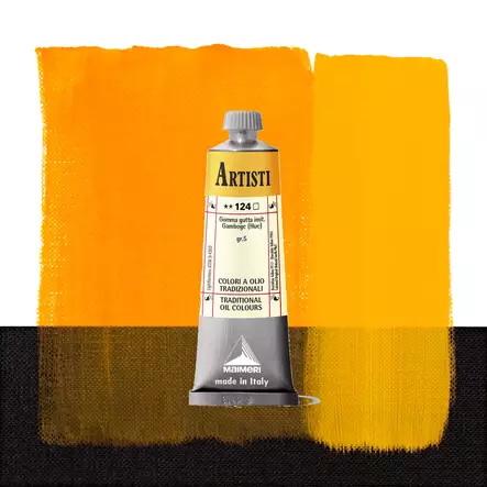 Maimeri Artisti 124 Gamboge (Hue) 60ml - Maimeri Artisti 60ml ja 200ml - 0106124 - 1