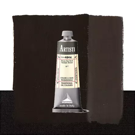 Maimeri Artisti 484 Vandyke Brown 60ml - Maimeri Artisti 60ml ja 200ml - 0106484 - 1