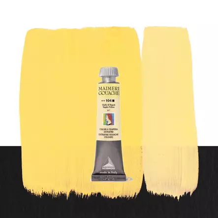 Maimeri Guassi 104 Naples Yellow 20ml - Guassi ja peitevärit - 2002104 - 1