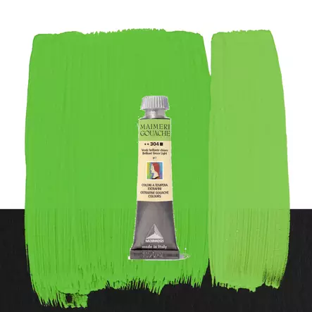 Maimeri Guassi 304 Brilliant Green Light 20ml - Guassi ja peitevärit - 2002304 - 1