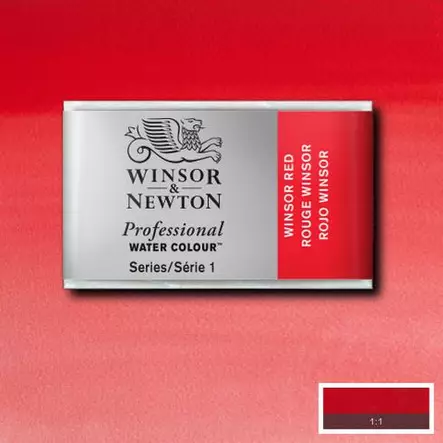 W&N Akvarelliväri 726 Winsor red 1/1 - Akvarellivärit - 532704 - 1