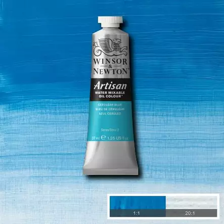 W&N Artisan 138 Cerulean Blue Hue 37ml - Vesiliukoiset öljyvärit - 514014 - 1