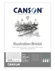 Canson Bristol Illustration 250g A4 (20) - Monitekniikka-lehtiöt - 541194 - 2