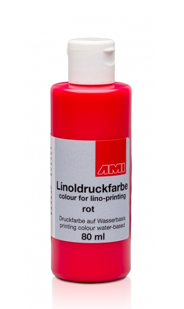 AMI Linoväri 80ml Punainen - AMI Linovärit - 501104 - 1