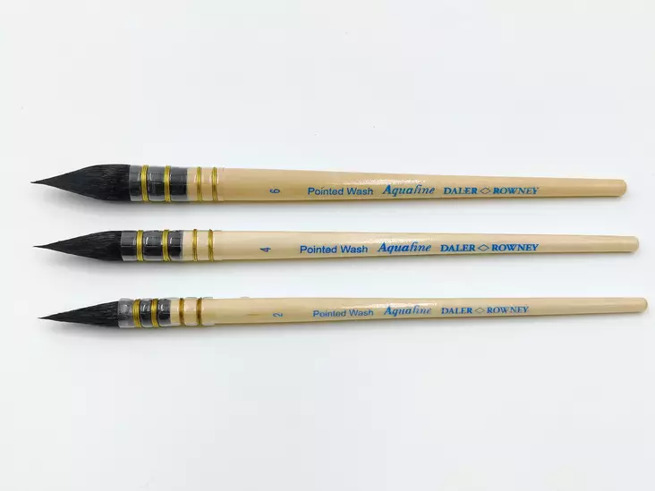 DR Aquafine vuohenkarva (valitse koko) - Akvarellisiveltimet - AF24 - 1